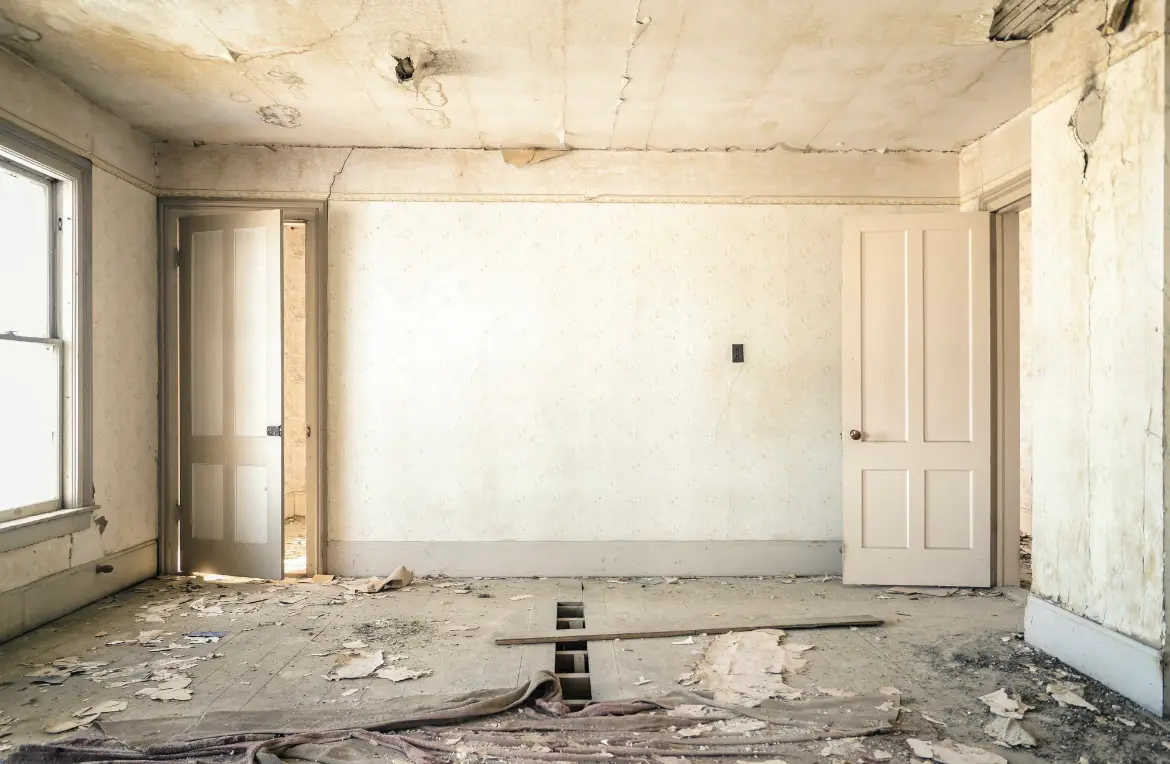 Waste disposal crew managing a cleanout project in Belle Isle